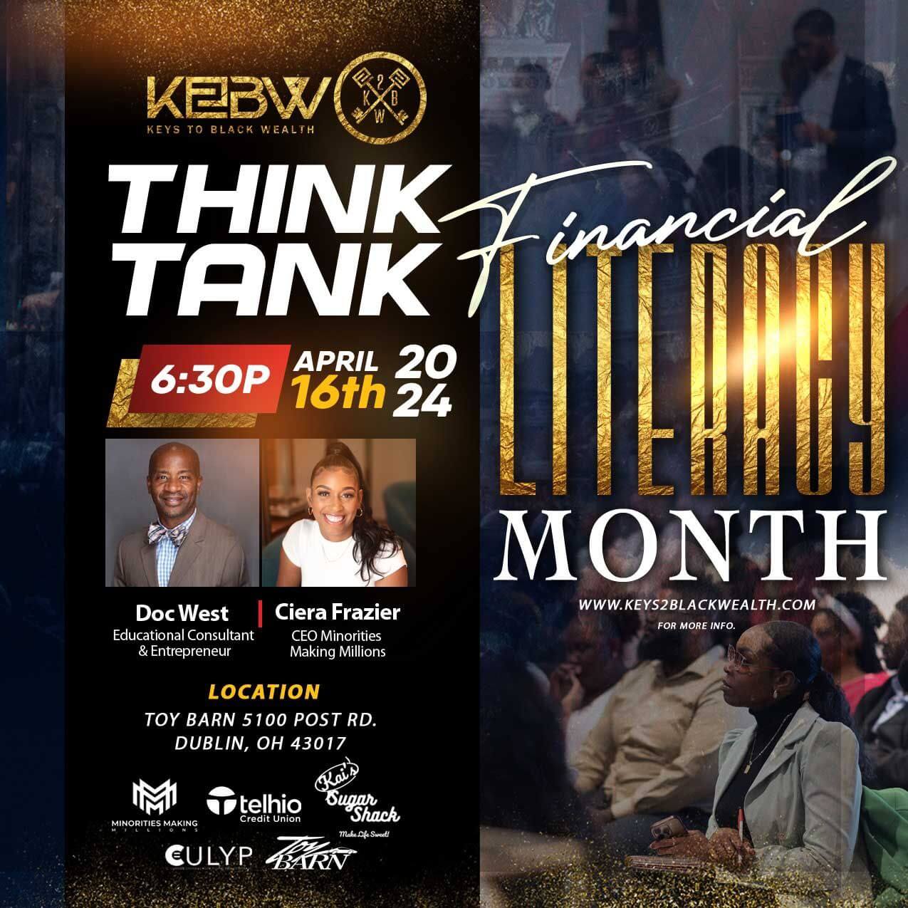 think tank, financial literacy event